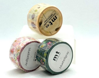 MT ex. Japanese washi tape. MT. Encyclopedia. Squirrel. Flowers. Spring.