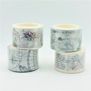 1 Rolle. Washi Tape. Da Vinci. Entomologie. Insekten. Topfpflanzen. See Kompass