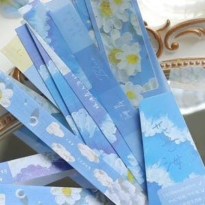 1pcs translucent, washi, paper stickers. Scrapbooking, agenda, planner, journal supplies