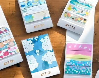 KITTA. Japanese. Precut. Washi tape. Gold foiled. Planner. MArker.