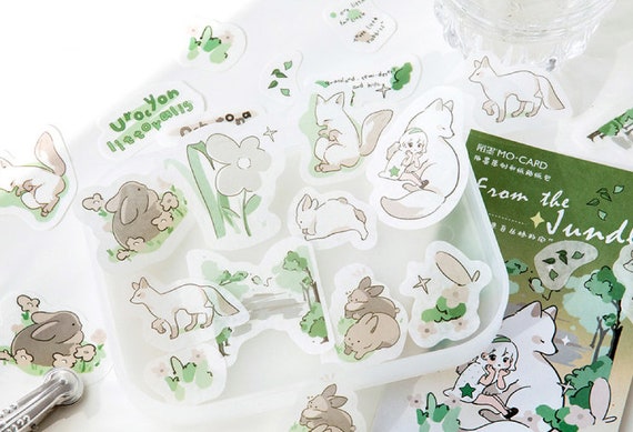 Endangered Animal Species Washi Stickers. Forest Animals - Etsy Endangered Animal Species Washi Stickers. Forest Animals - Etsy