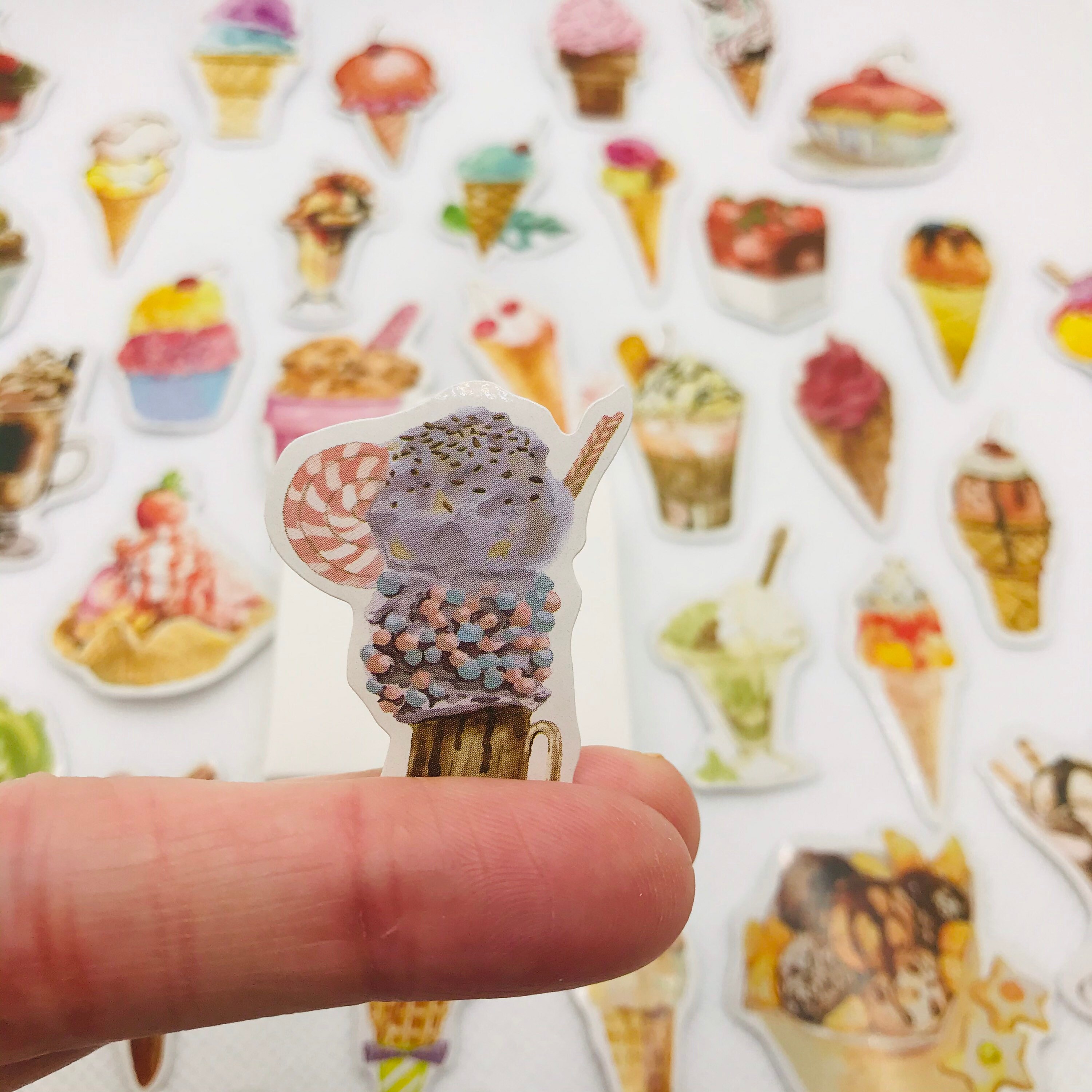 Gelato and Summer Stickers Pack. | Etsy