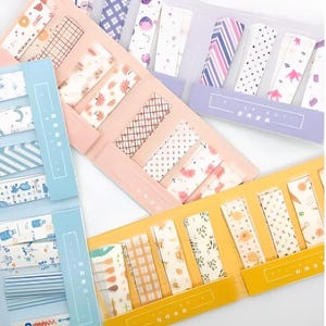 Washi Paper stickers, sticky notes, memos, page markers