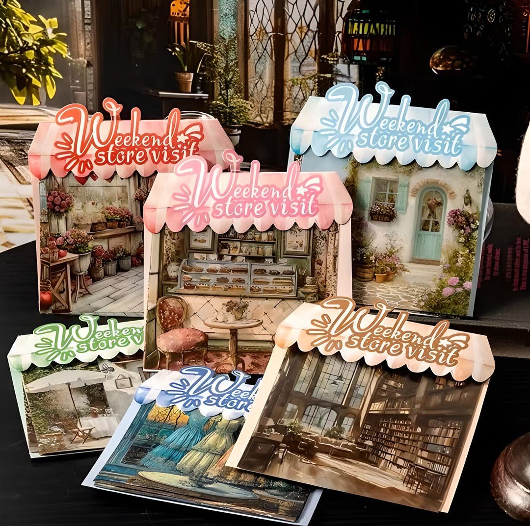 10 Gorgeous, Background Stickers. Flower Shops. Cafe. Bakery ...
