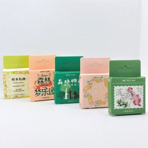 1 box, 45 stickers. Birds, autumn, fall, plants, acorns, flowers, stamps, birds.