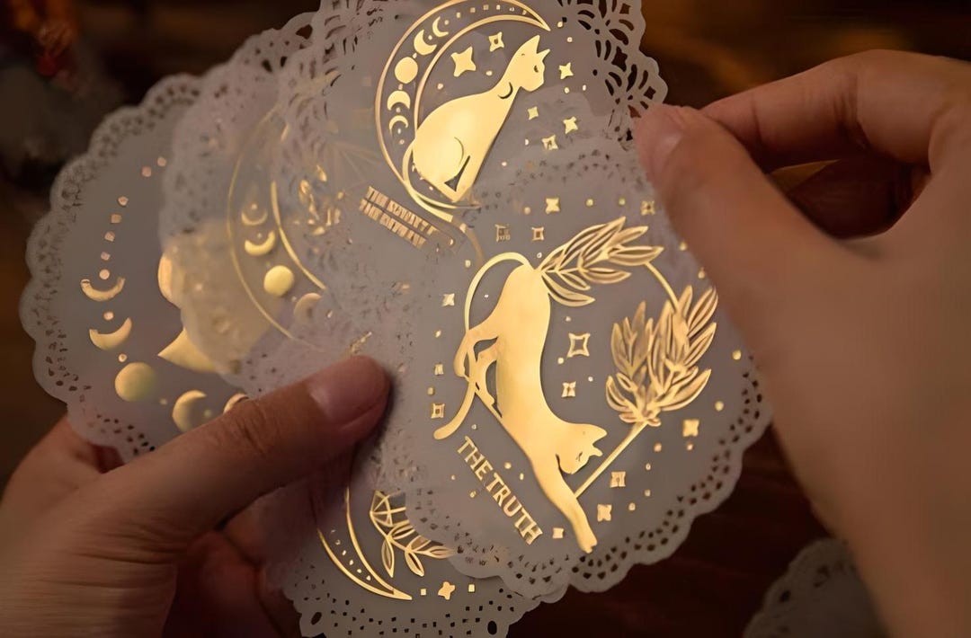 10 Translucent Paper, Material Paper Sheets. Lace Paper. Hollow Paper ...