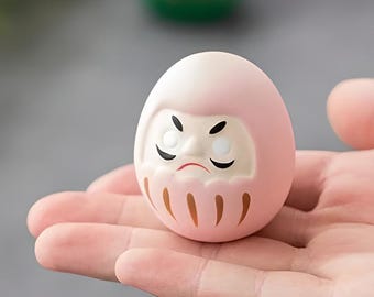 Daruma doll. Without eyes. No eyes. To paint. Make a wish