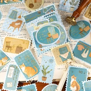 Stickers chats. 30 stickers chats. Déjoué d&#39;or. Amoureux des chats. Chat noir. La vie de chat. Accueil. Embellissement. Timbres