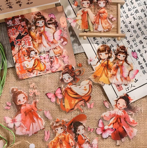 27 Adesivi Fai-da-te Per Bambini Con Facce Di Anime | Kit Creativo Con Espressioni Per Scrapbooking, Decorazione Skateboard E Bomboniere Festa