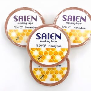 SAIEN. Japanisches Washi Tape von Marke. Honigbiene