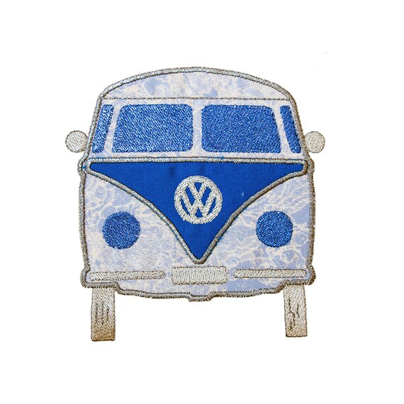 Volkswagen VW Applique Bus Machine Embroidery Pattern Etsy