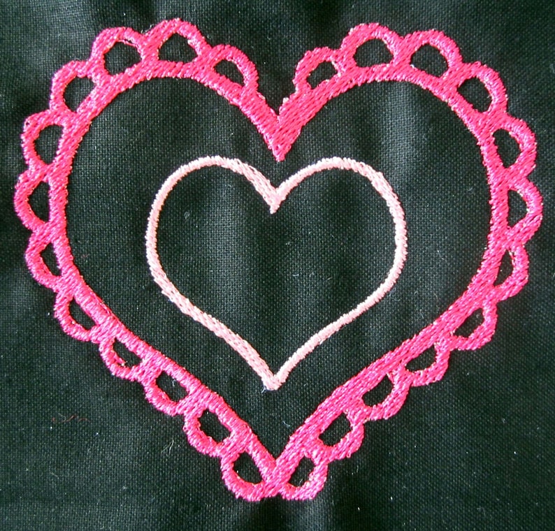 pattern instant download Machine Embroidery Design Decorative Hearts