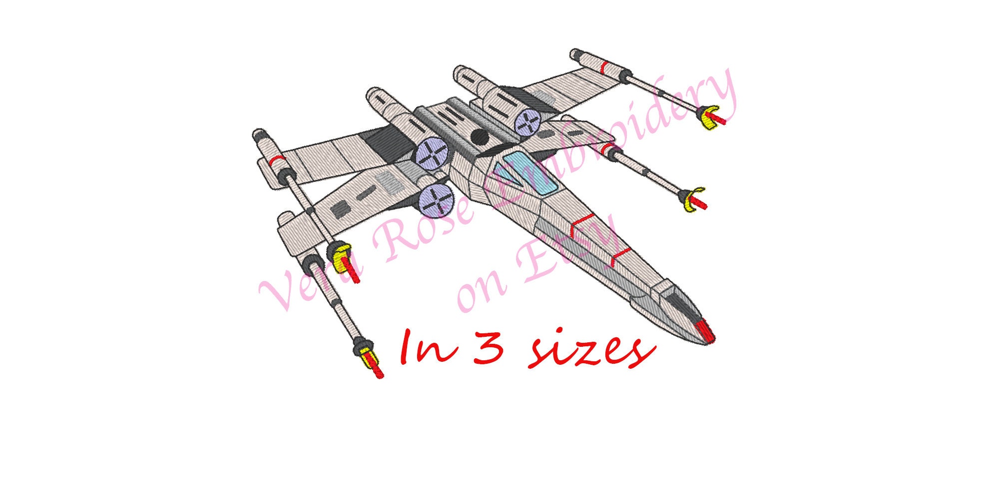 Star Wars X Wing Pattern In 3 Sizes Instant Download Etsy