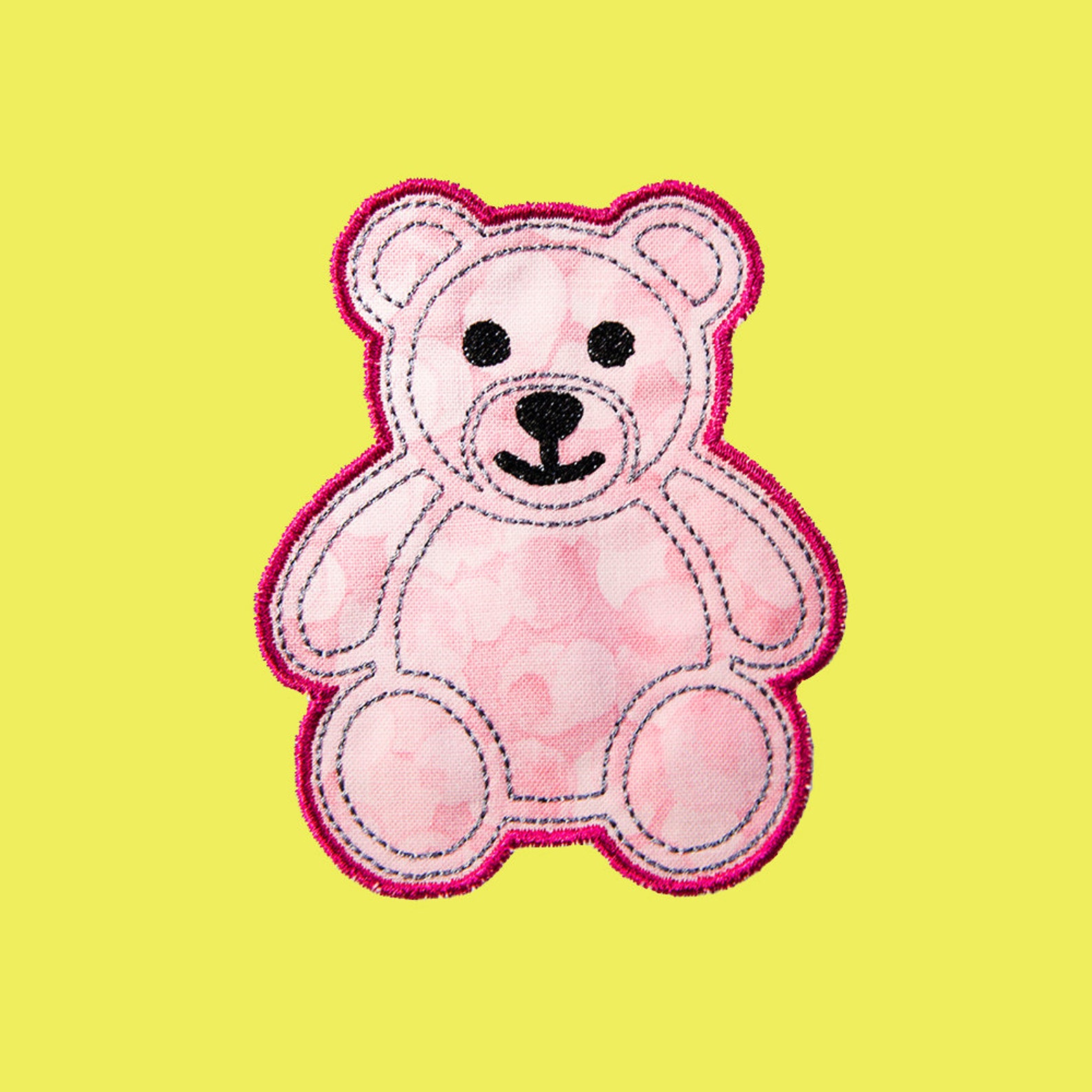 Free Printable Teddy Bear Applique Pattern
