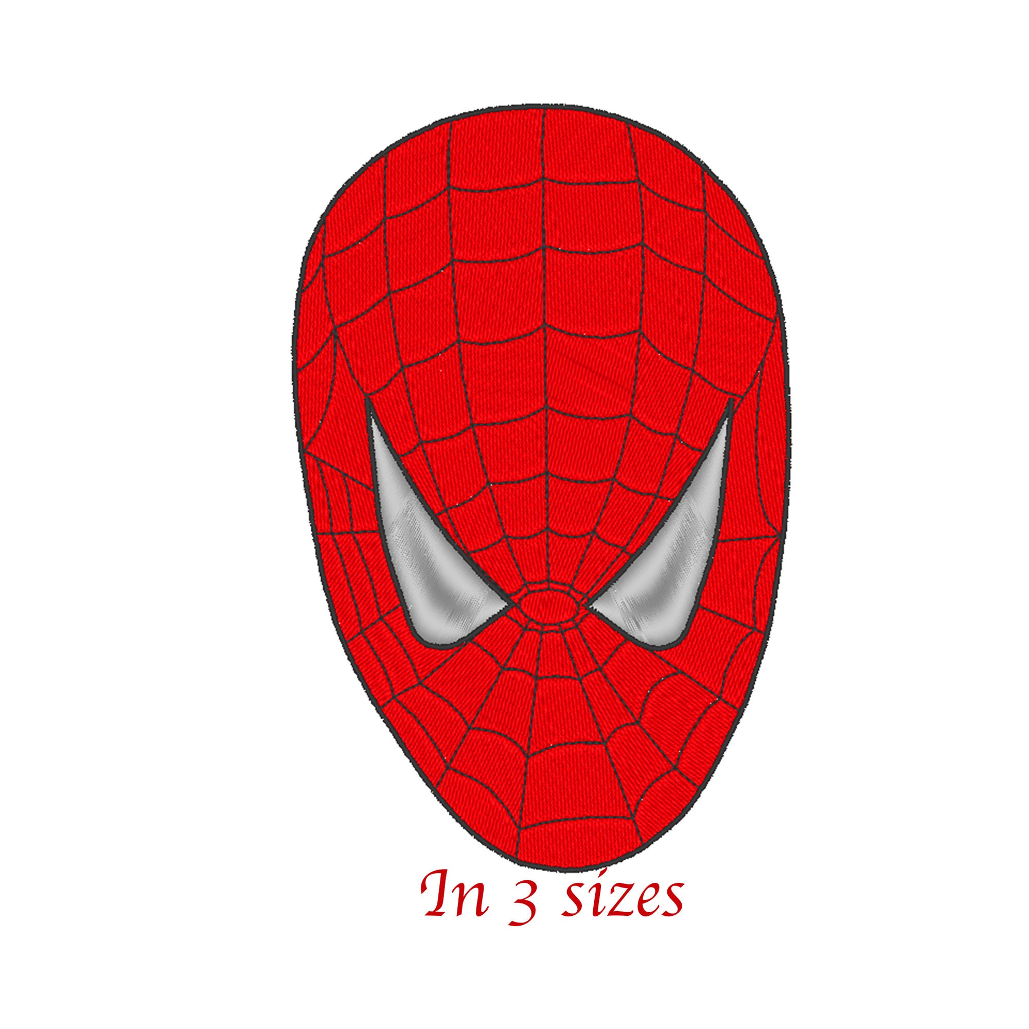 Instant Download Spider Mask 2x2.5 Inch Machine Embroidery Digital File Pattern Machine Embroidery Design Embroidery Designs