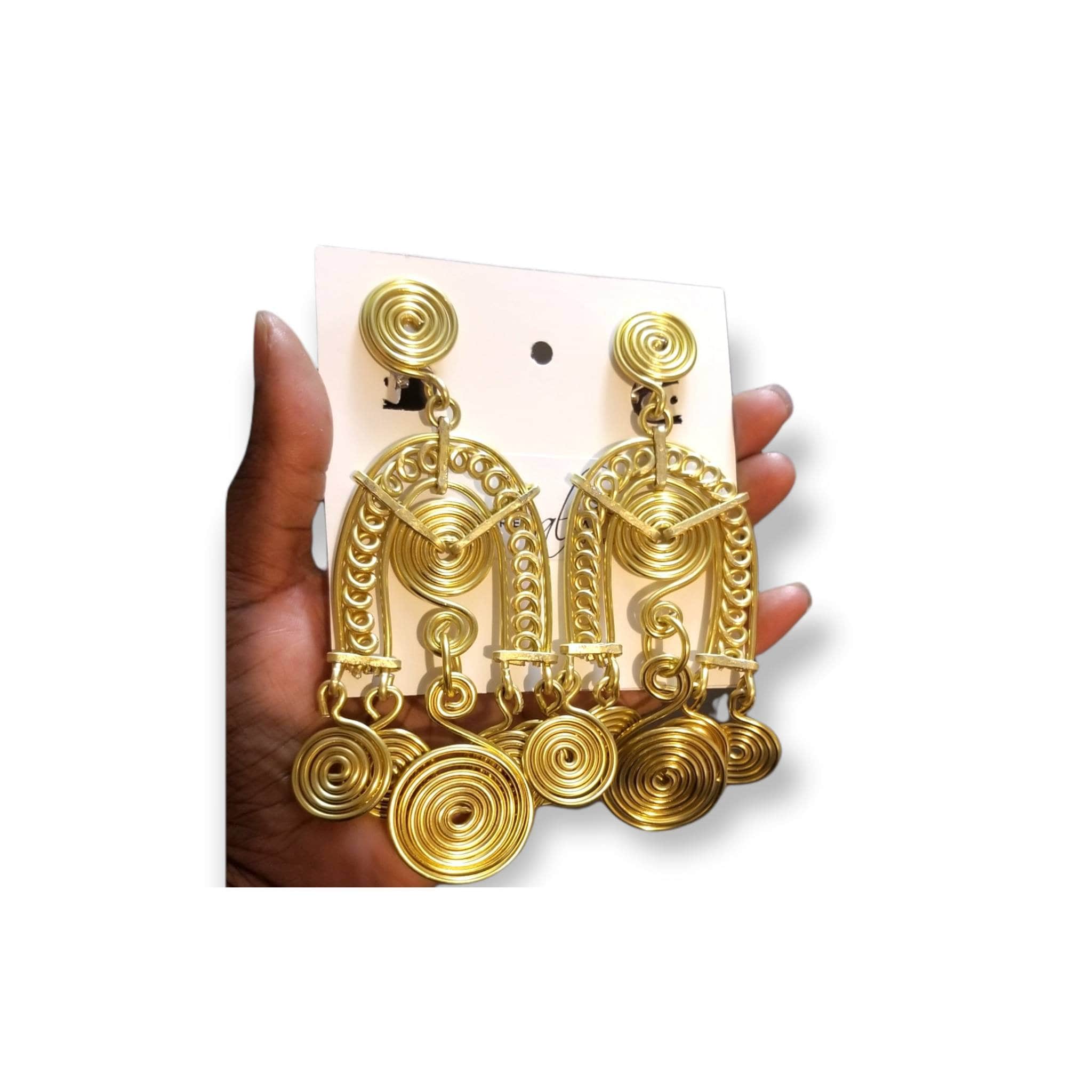 Egyptian Goddess Drop Earrings