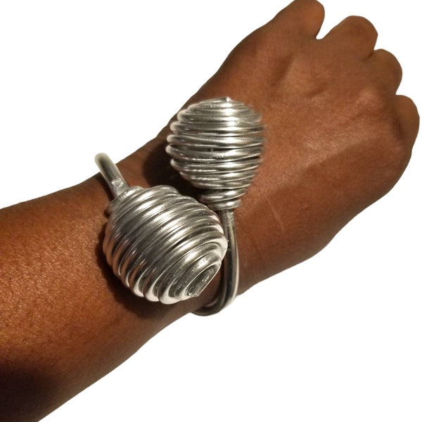 Spiral cuff Bracelet, boho jewelry, african bracelet,bangle, chunky bracelet, gift ideas, afrocentric