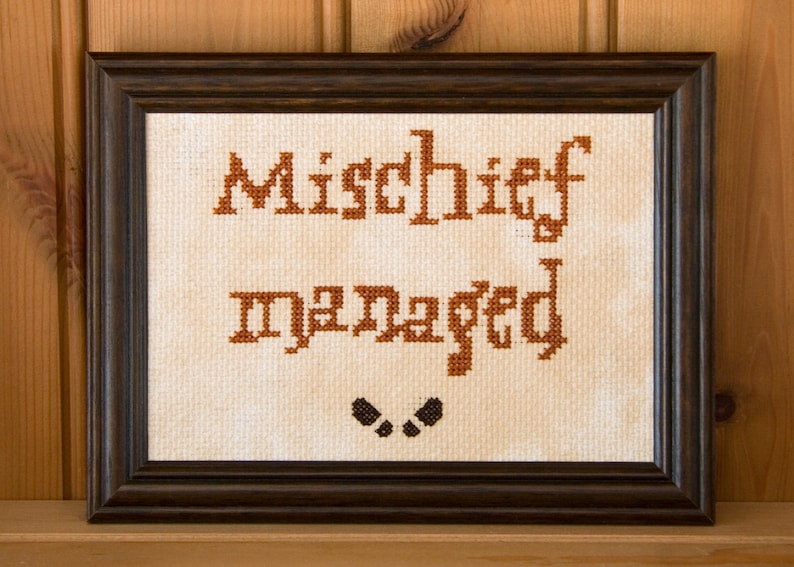 Mischief Managed Harry Potter's Marauders Map hide Etsy