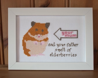 Your mother was a hamster... PDF PATTERN ONLY