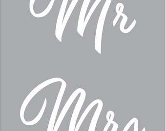 mr mrs stencils etsy