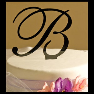 Monogram wedding cake topper- Initial wedding cake topper - wedding monogram cake Topper