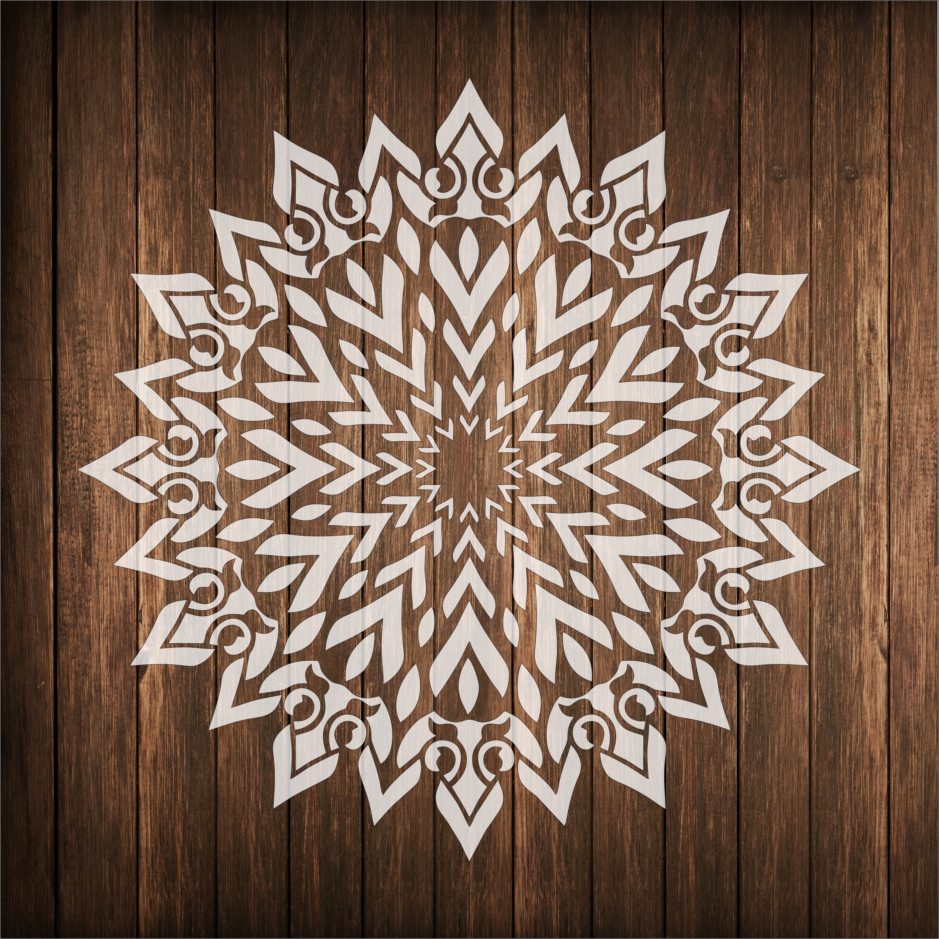 6 Mandala Stencils for Canvas - Various Designs