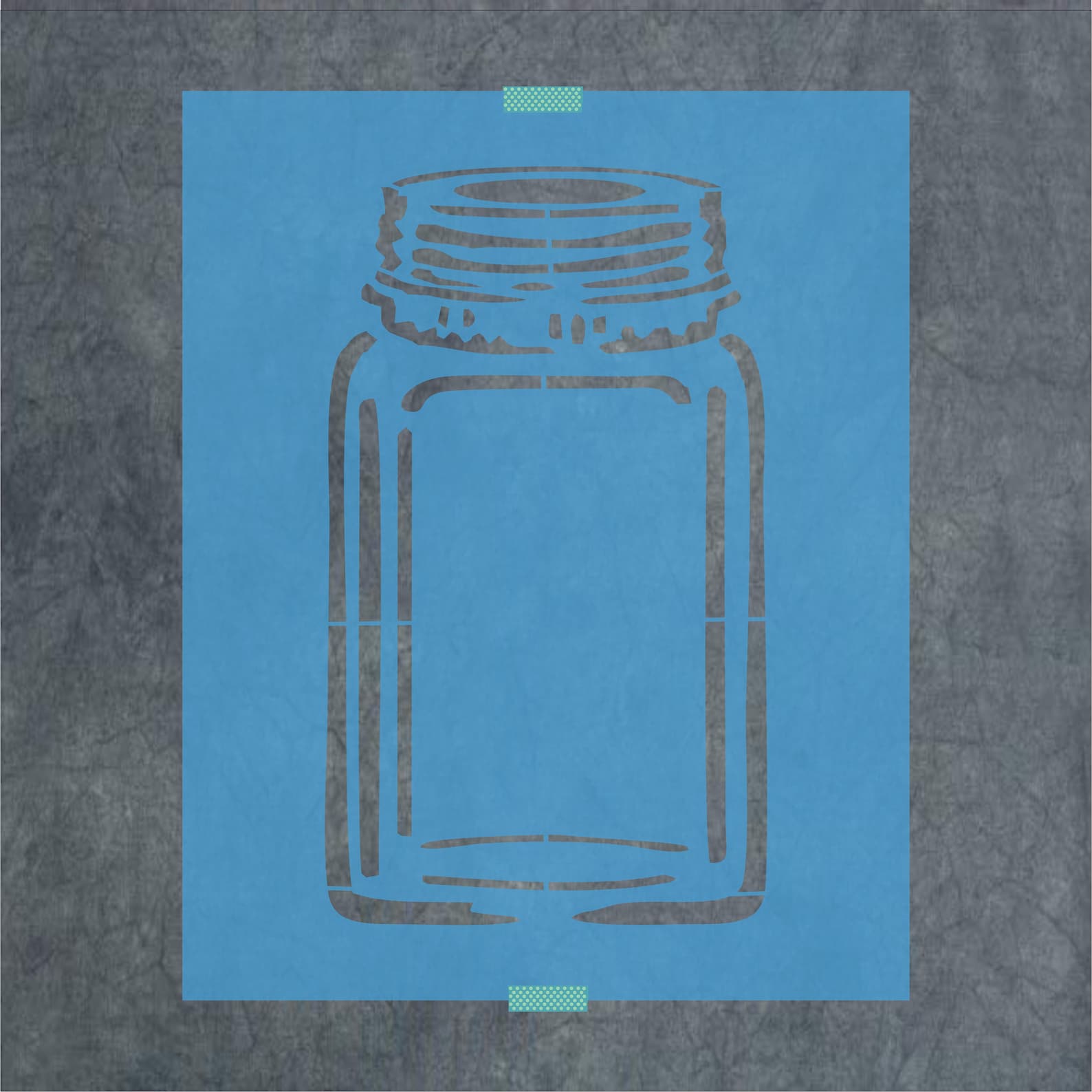 Mason Jar stencil reuseable mason jar stencil for wood signs | Etsy