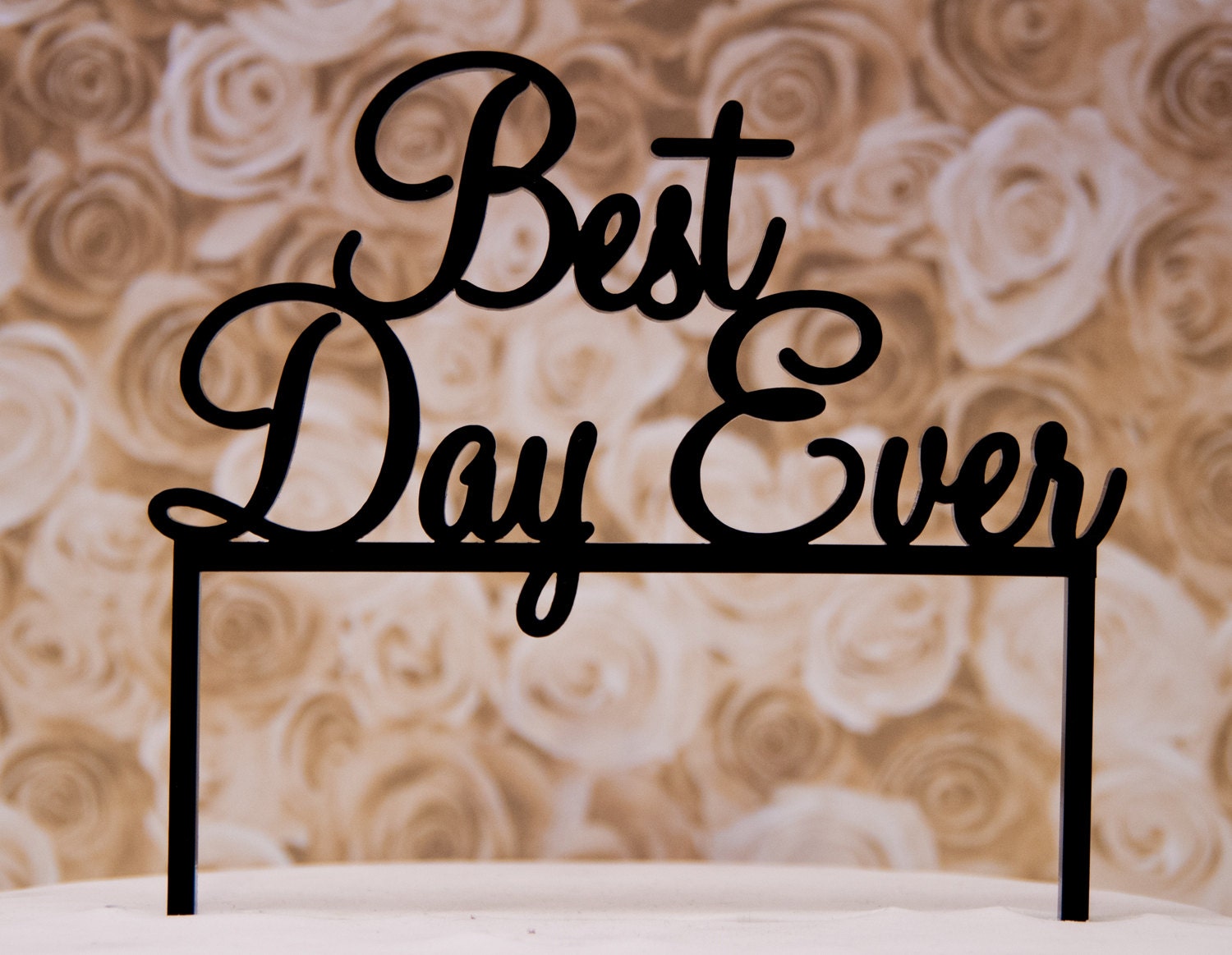 Best Day Ever wedding cake topper design 2 best day cake Etsy