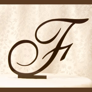 Monogram Initial Wedding Cake Topper - Monogram cake topper - Personalized Monogram wedding cake topper - Anniversary cake topper