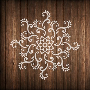 Mandala stencil pattern 2, mandala wall stencil,  reuseable stencil mandala stencil
