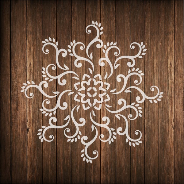Mandala Wall Stencil - Etsy