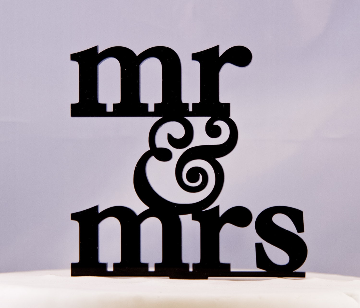 Mr And Mrs Wedding Cake Topper With Ampersand Design 3 Mr Etsy