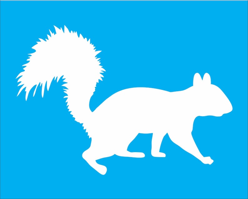 squirrel-stencil-animal-stencil-squirrel-walking-stencil-etsy