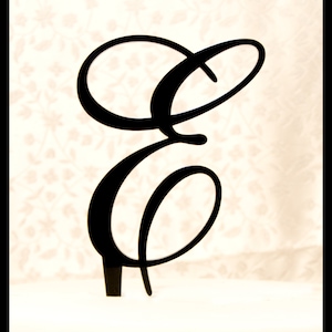 Monogram Wedding Cake Topper -  Initial Wedding Cake Topper - Personalized Wedding cake Topper - custom monogram cake topper