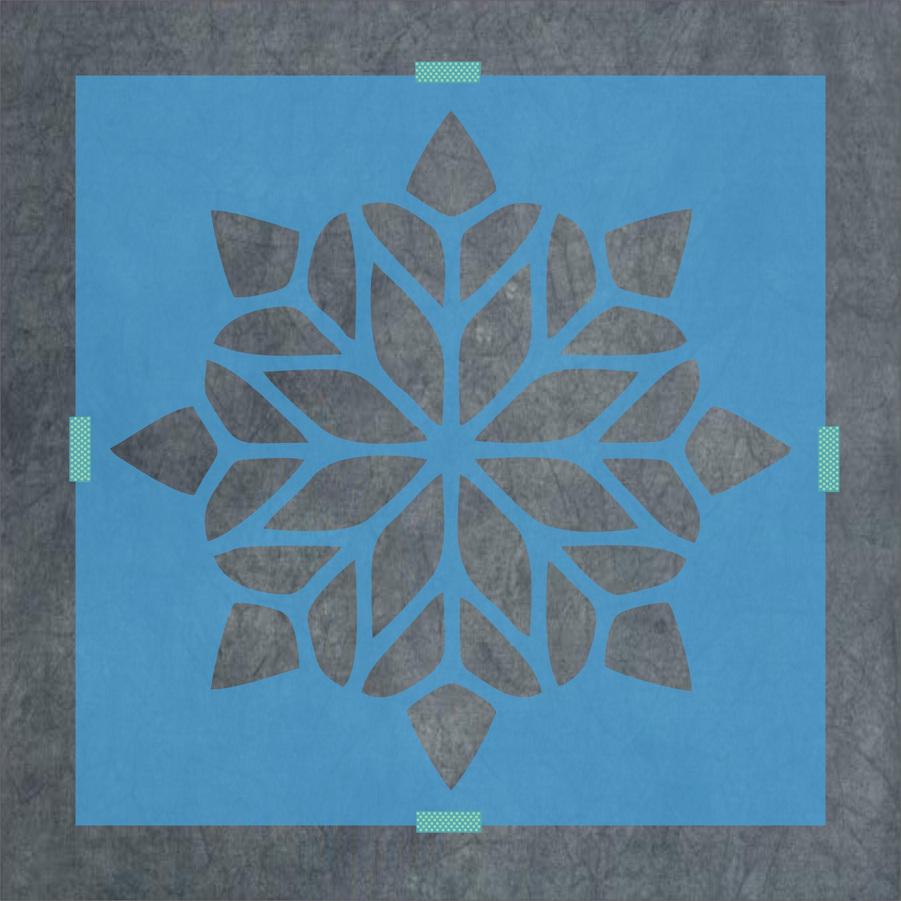 Mandala Stencil Pattern 3, Mandala Wall Stencil, Reuseable Stencil ...