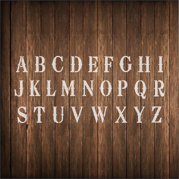 Letter Stencils - Etsy