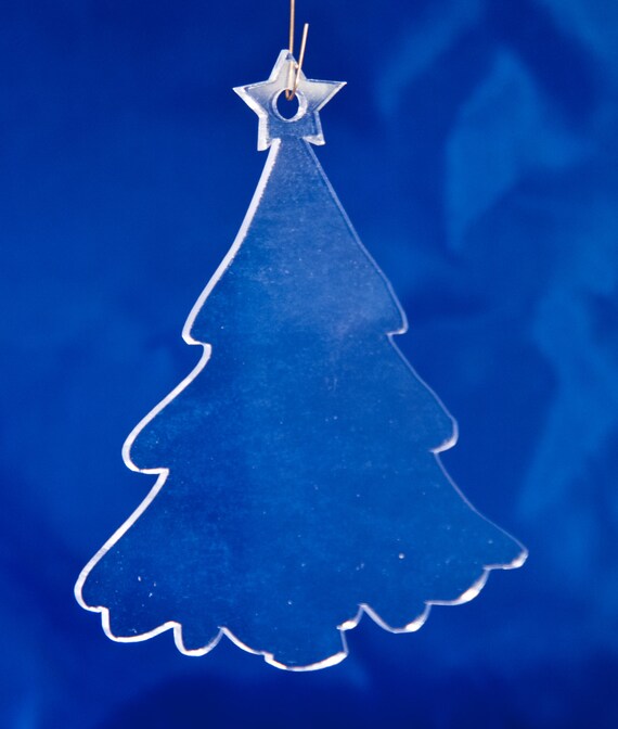 Acrylic Blank - Christmas Tree Ornament