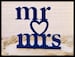 Mr. and Mrs. wedding cake topper - Mr. and Mrs. Heart Wedding Cake Topper - Mr. & Mrs. with heart wedding cake topper - Mr. and Mrs. topper 