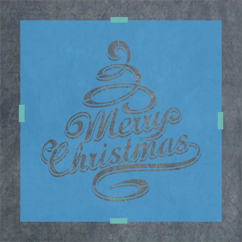 Stencil Per Torte 'Merry Christmas' JEM SGR1 - Plastica ABS, 97x31 Mm, Per Decorazioni Con Zucchero A Velo E Coloranti