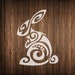 Tribal Rabbit Stencil, Tribal Bunny Stencil, Tribal Animal Stencil - Etsy