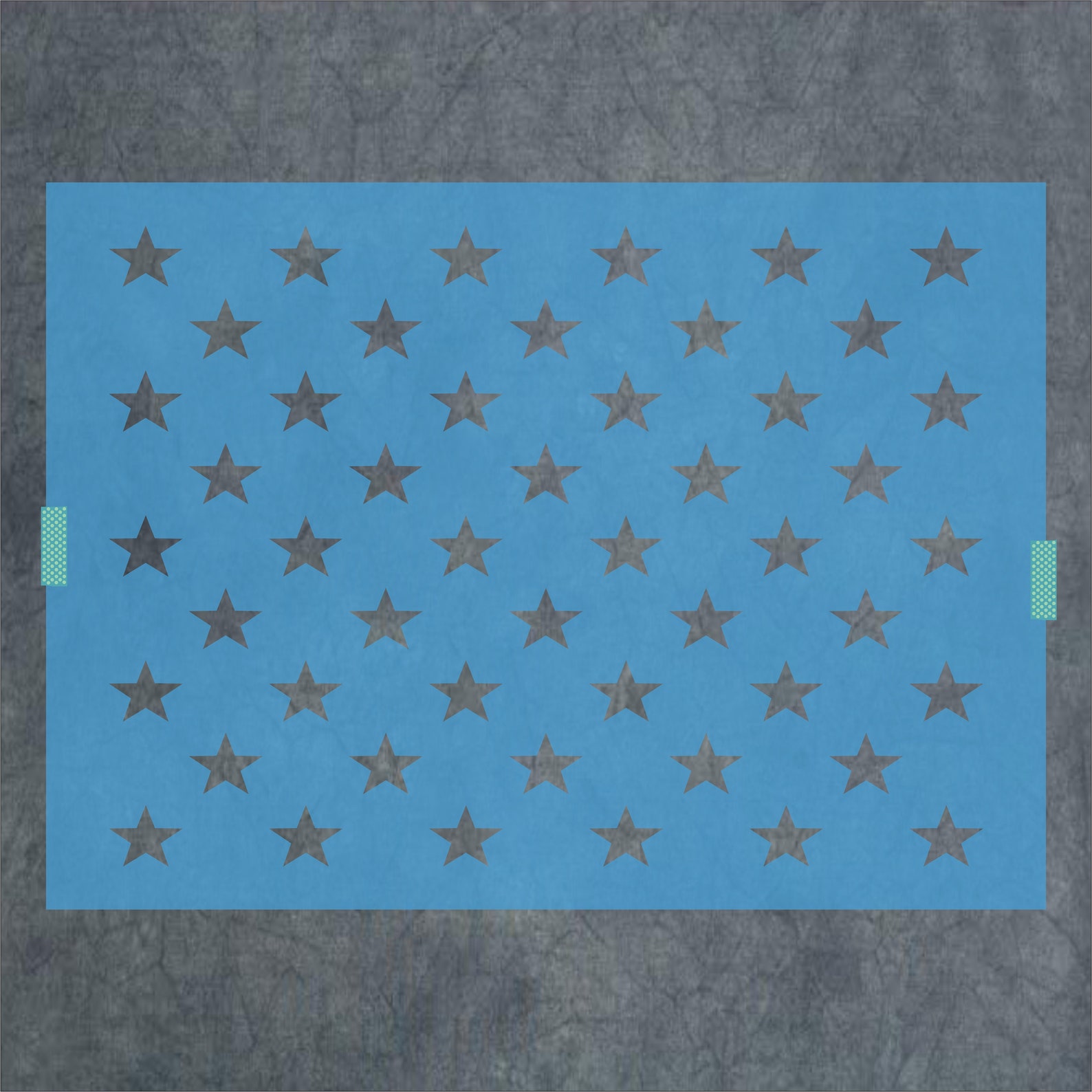 Fifty 50 Stars Stencil Flag Stars Stencils Flag Stencil Etsy