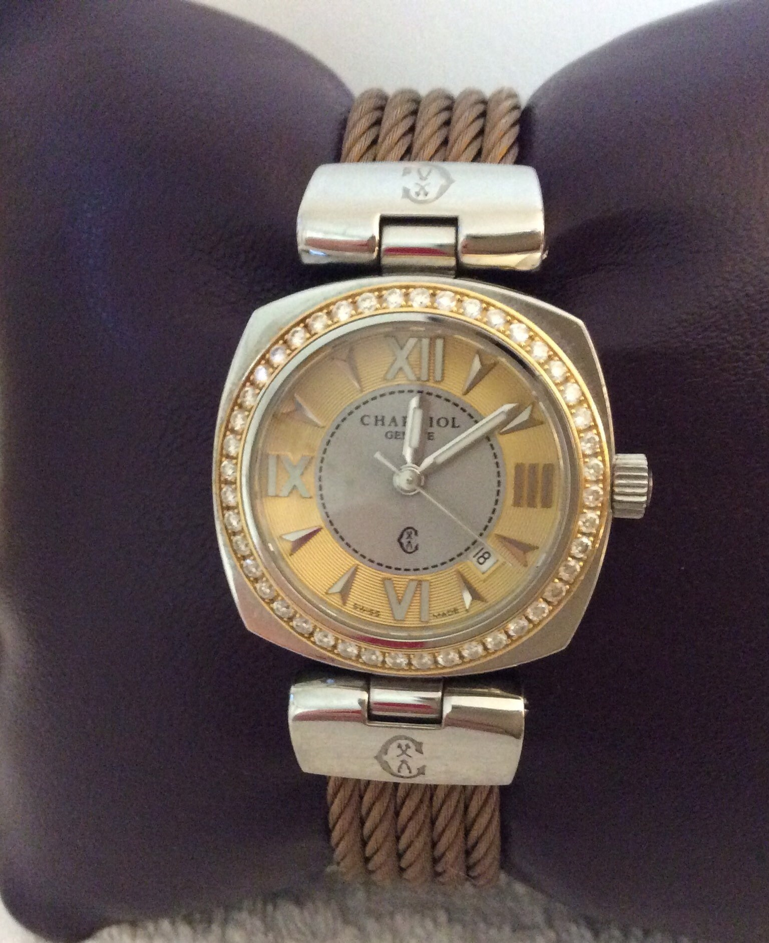 charriol watch diamond