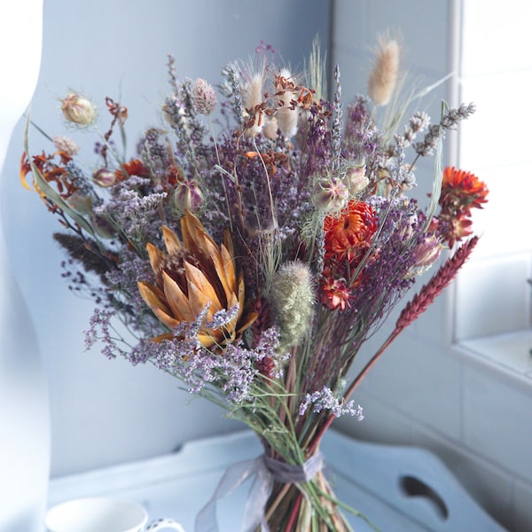 Dried Flower Bouquet Etsy UK