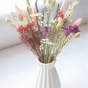 Britische Blumen / Café Dekor / Getrockneter Blumenstrauß Danke SCHNELLE LIEFERUNG Geschenk / Gute Besserung / Café Blumen / Natürliche Bunte Blumen Bauernhaus