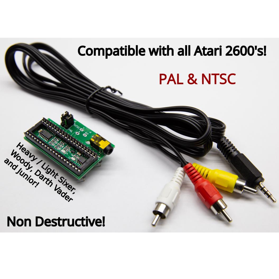 Atari 2600 PAL / NTSC Composite Mod - Non Destructive