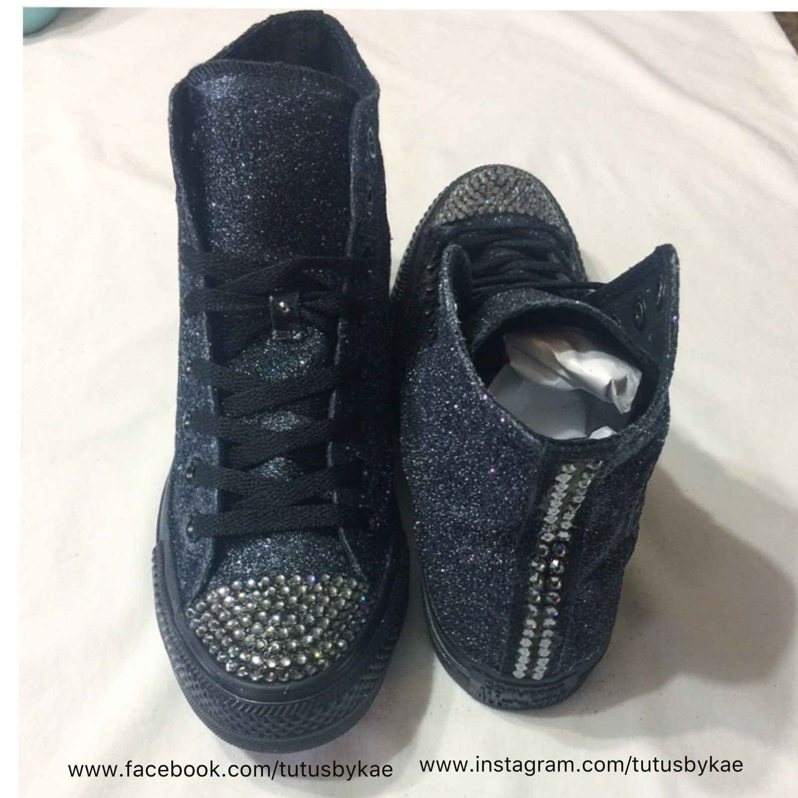 glitter athletic shoes