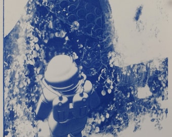 Extraterrestrial Adventure 1 2019 Cyanotype on Somerset paper