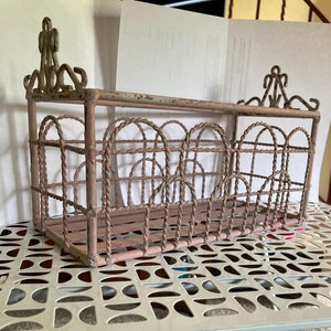 Vintage Sturdy Metal Basket