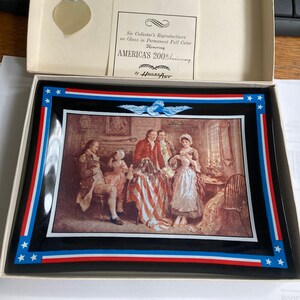 1976 The birth of old Glory by J.L.G.Fields with original box and paperwork.