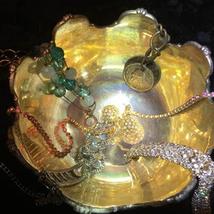 Stunning Double Lions Head Handle Silver Plated Bowl with gold wash Made in Japan Corbel Style